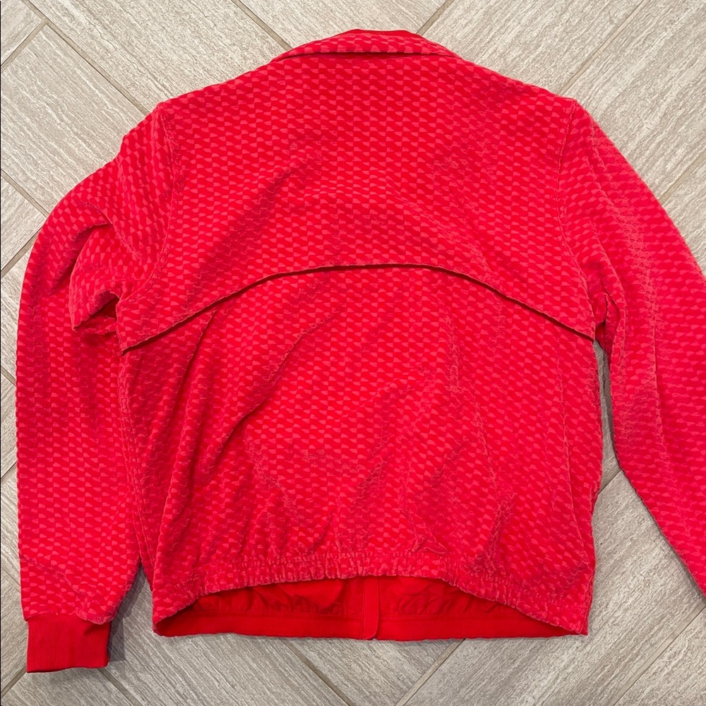 Lululemon Red Court Rival Velvet Terry Tennis Jacket - Picture 5 of 5